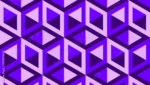 Seamless Geometric Triangle Pattern Background