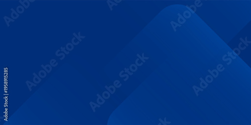 Modern blue abstract wide banner background with square shape. Minimalist geometric design. Space for your text. Suit for presentation, business, corporate, cover, header, website