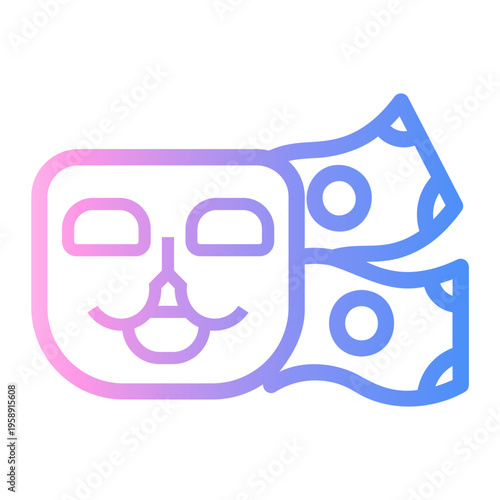 phishing Line Gradient Icon