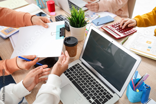 Group of web designers work...