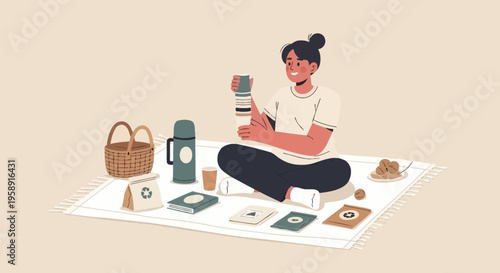 Cozy Outdoor Relaxation With Eco-Friendly Picnic Essentials