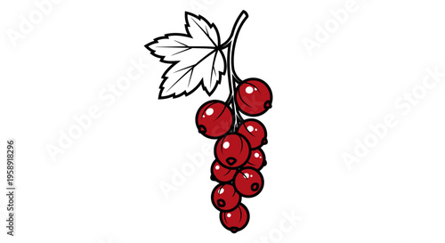 Simple illustration of a hedgehog in outline style for various applications