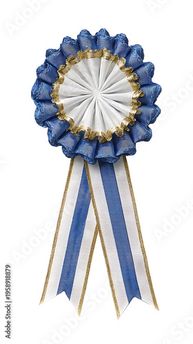 best in show dog ribbon product shot on a white background