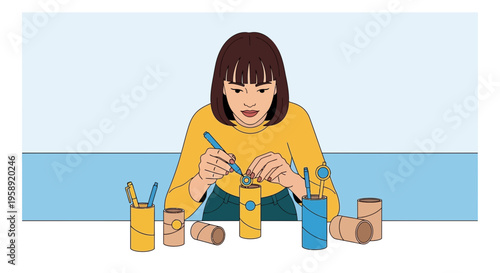 Creative Crafting With Recycled Toilet Paper Rolls