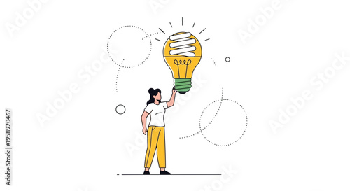 Creative Idea Light Bulb Innovation Concept