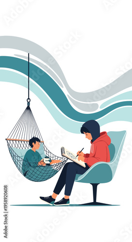 Creative Leisure And Relaxation With Artistic Expression