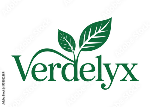 Clean Natural Green Logo for Organic and Eco-Friendly Business