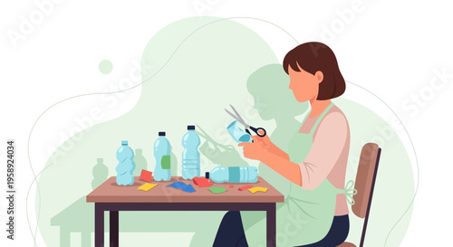 Creative Upcycling Project With Recycled Plastic Bottles