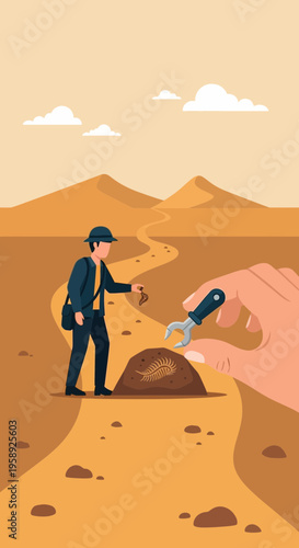 Desert Explorer Finds Ancient Fossil Offering Modern Tools For Discovery