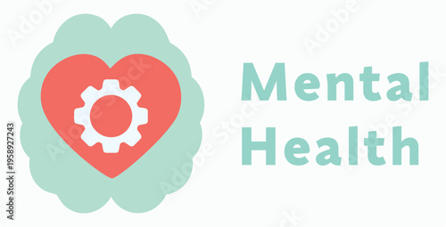 Mind, health, emergency, medicine, psychology, treatment, mental health, wellness, emotion, brain, heart, heartbeat, feeling, doctor. Therapy, cure, icon, illustration, vector