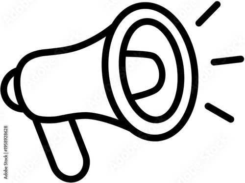 Megaphone Icon Vector Illustration