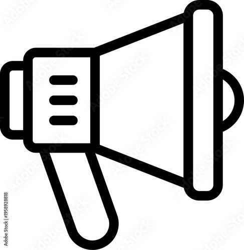 Megaphone Icon Vector Illustration