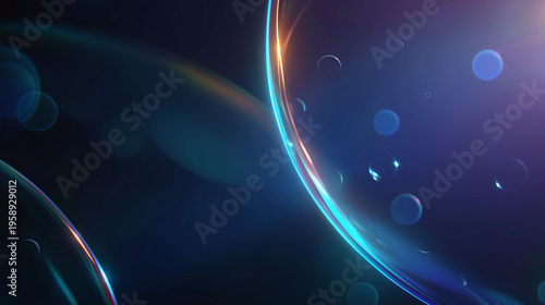 Celestial Spheres of Light: An abstract portrayal of luminous orbs floating in a deep space, illuminated by ethereal light, evoking a sense of wonder and cosmic grandeur.