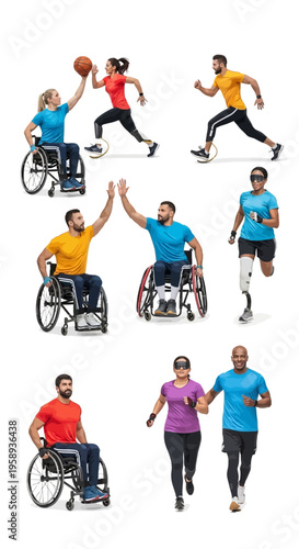 Diverse Athletes Achieve Sporting Excellence In Inclusive Competition