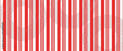 Seamless Christmas candy red stripes pattern. Striped candy cane background. Christmas gift pattern. Winter holiday stripes background. Christmas gift wrap print. vektor