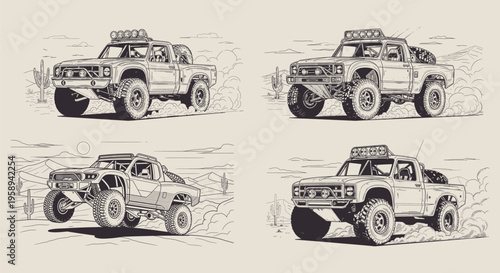 Four wheel drive off road vehicle.