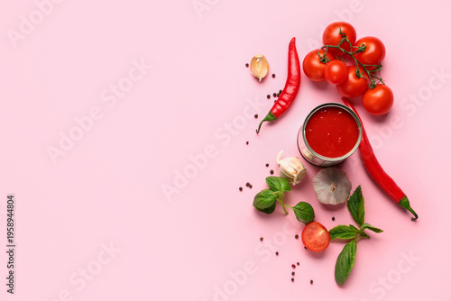 Tin can of tasty tomato pas...