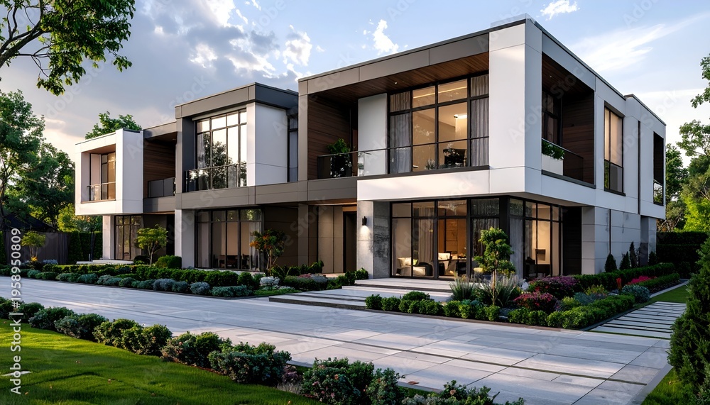 Fototapeta premium Modern home