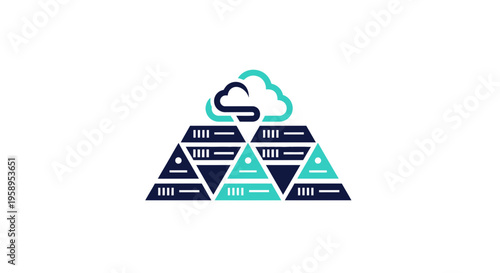 Cloud Computing Servers Network Digital Transformation Concept