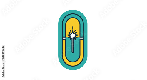 Bright Sparkler Icon Representing Innovation and Celebration