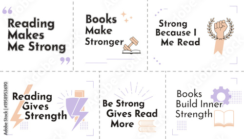Motivational Reading Books Inner Strength.