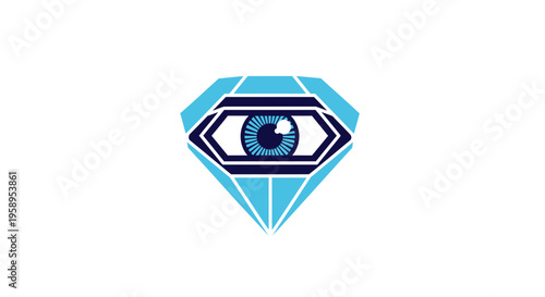 Diamond Eye Visionary Insight Logo Design