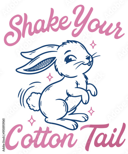 Shake your cotton tail SVG