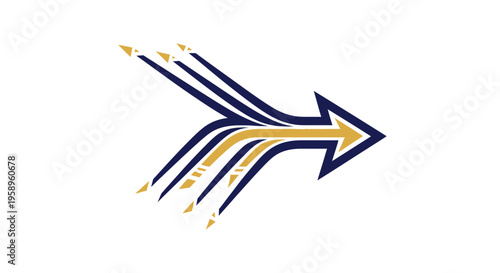 Dynamic Arrow Convergence Forward Motion Concept