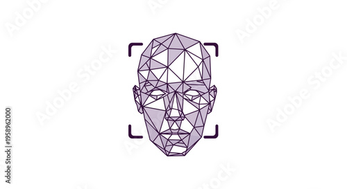 Geometric Face Recognition Technology And Security Scan