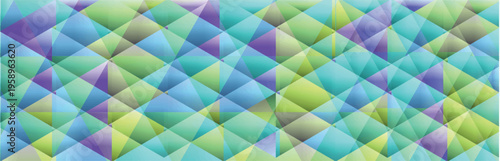 Multicolor abstract geometric pattern. Low poly design. Vector illustration
