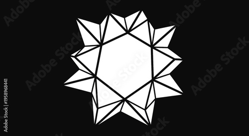 Abstract Geometric Crystal Shape