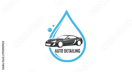 Auto Detailing Car Wash Logo Design