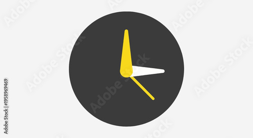 Modern Minimalist Clock Design
