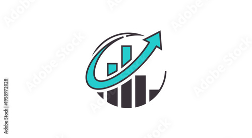 Graphic Representation of Business Growth, Financial Progress, and Market Expansion