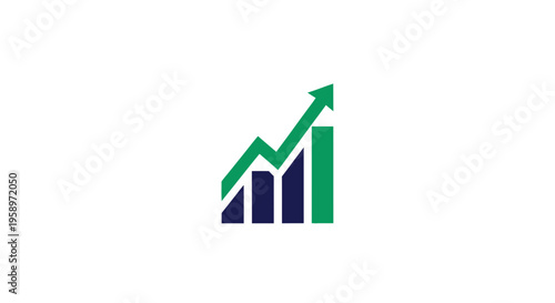 Graphic Representation of Growth and Development Symbolizing Positive Business Trends