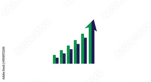 Green And Blue Upward Progress Graph Representing Growth And Success In Business Free Download Green And Blue Upward Progress Graph Representing Growth And Success In Business - GFXLoad