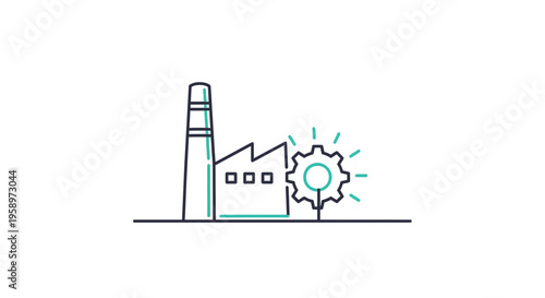 Industrial Synergy: Innovative Factory and Gearwheel Generating New Ideas and Concepts