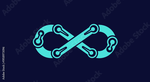 Infinite Digital Connection Technology Symbol