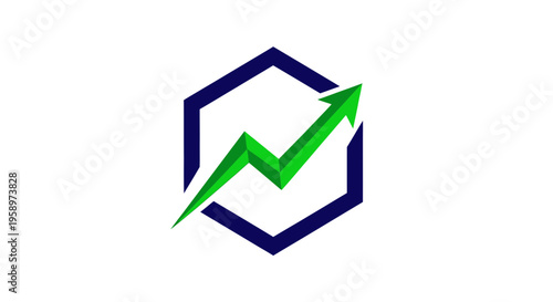 Free Download Innovative Hexagonal Growth Arrow Symbolizing Business Advancement And Financial Progress - GFXLoad