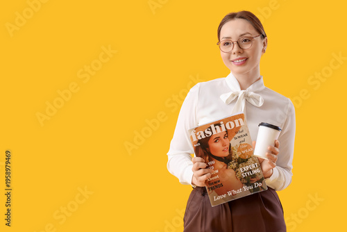 Beautiful young woman with ...