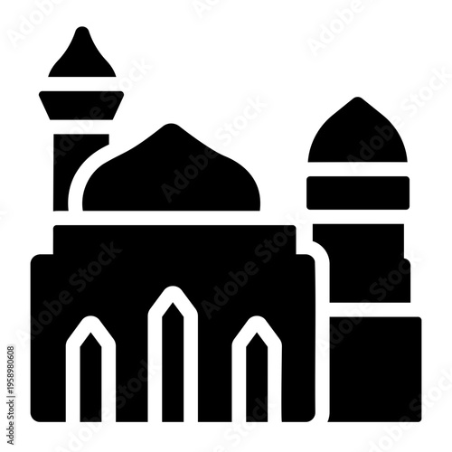 Mosque Solid icon