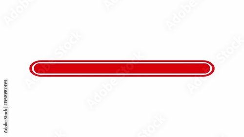 Loading bar animation with person tag 0% to 100% on a transparent background, 4k Video animation with alpha channel,progress bar animation.