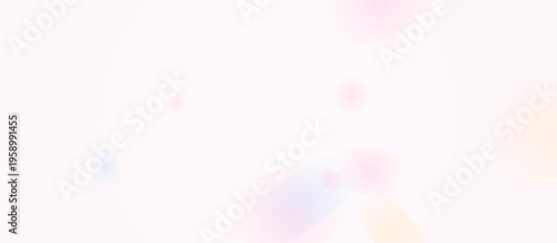 Refreshing Blue and Teal Pastel Gradient Background with Fluid Blobs - Oceanic Aesthetic Abstract Vector