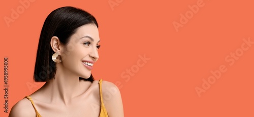 Beautiful young woman with ...
