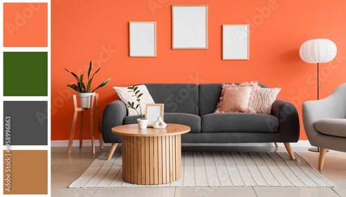 Interior of stylish living ...