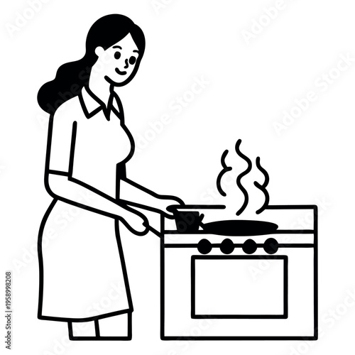 Turned off the gas stove before leaving the home  