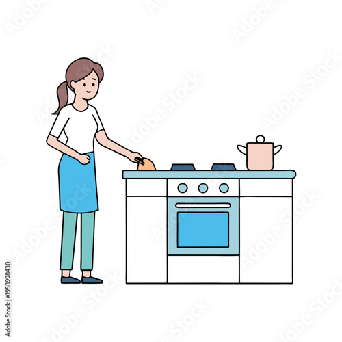 Turned off the gas stove before leaving the home  