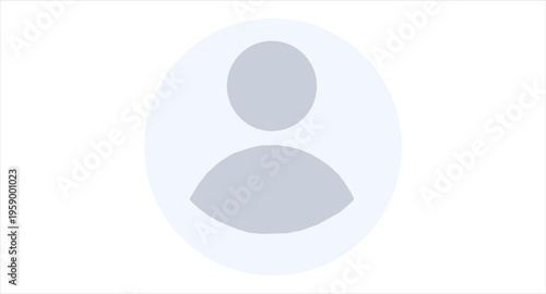 Avatar default user icon set. Social media user profile icon.