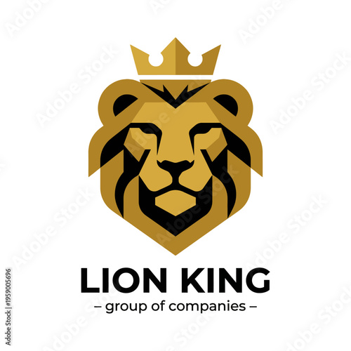 This logo features a majestic lion’s face adorned with a golden crown, symbolizing strength, leadership, and excellence for the Lion King group of companies.