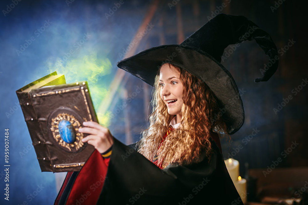 Fototapeta premium Spell Reading Girl